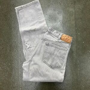 Vintage Gap Pioneer 30x27 Faded Grey Straight Leg Denim Jeans